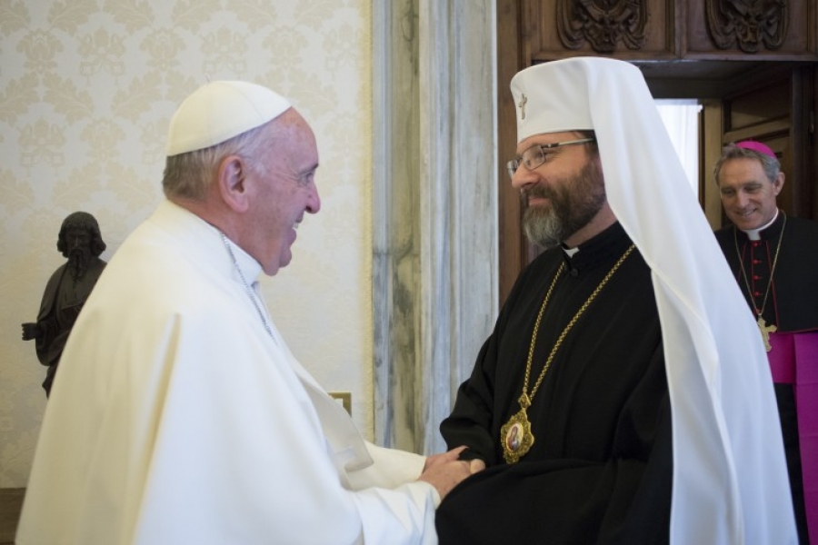 El gracias del Papa a los greco-católicos de Ucrania, ‘testigos de fe en las tribulaciones’