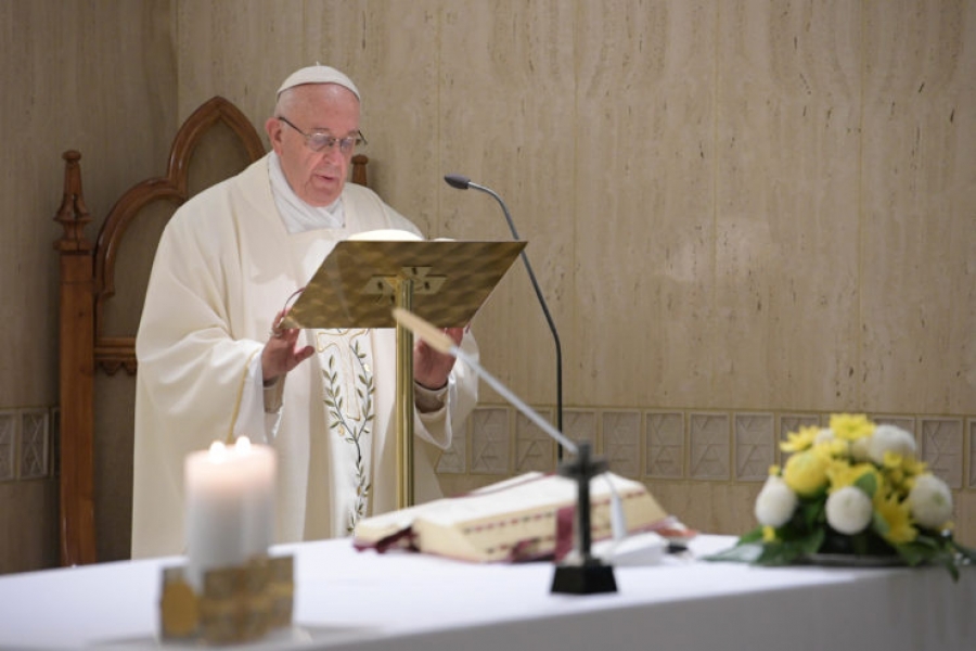 Santa Marta: «Cada uno de nosotros es un elegido, una elegida de Dios»