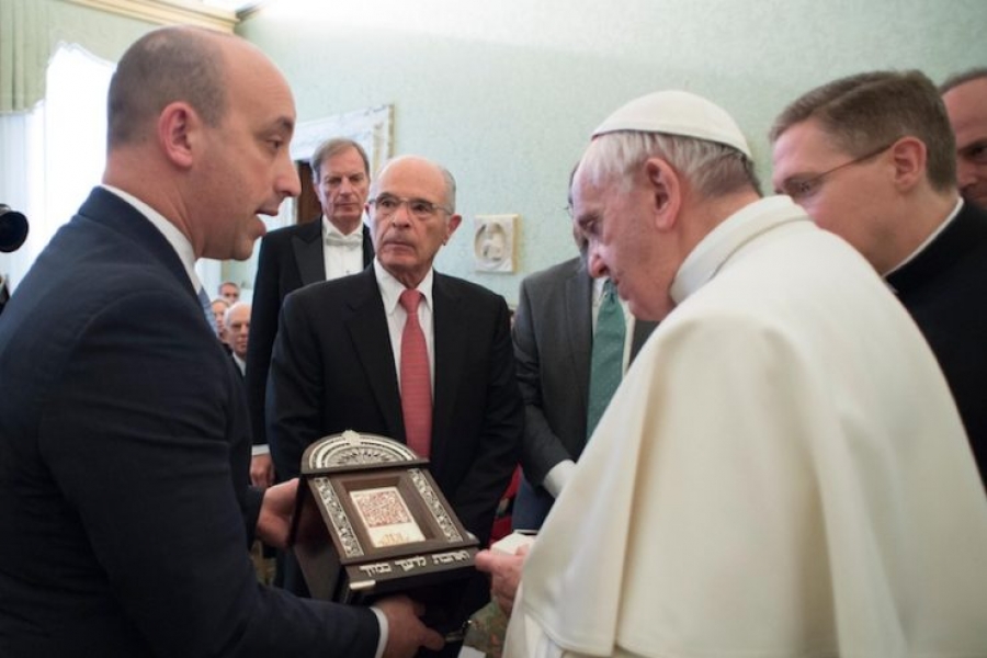 El Papa Francisco a la Liga antidifamación: nunca más una iniquidad como la Shoah
