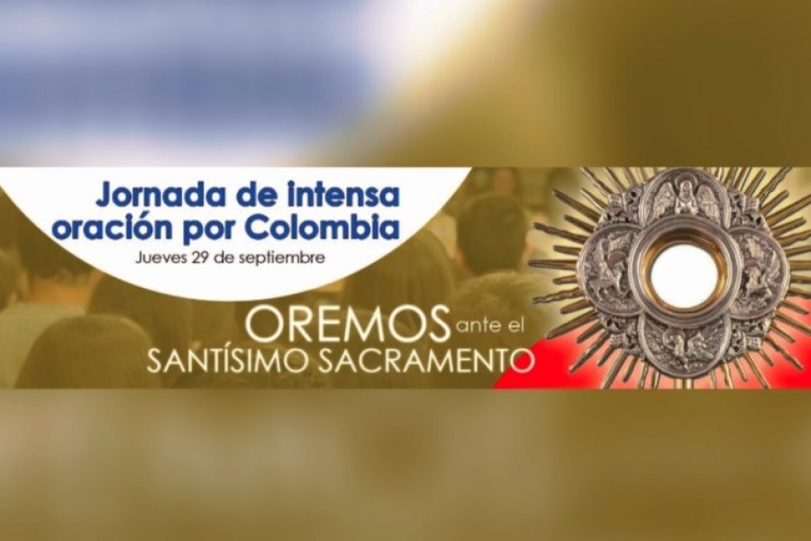 Jornada de oración por la paz en Colombia