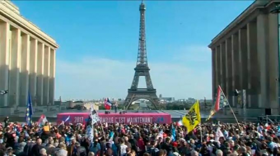 200 mil marchan en París en defensa del matrimonio formado por hombre y mujer
