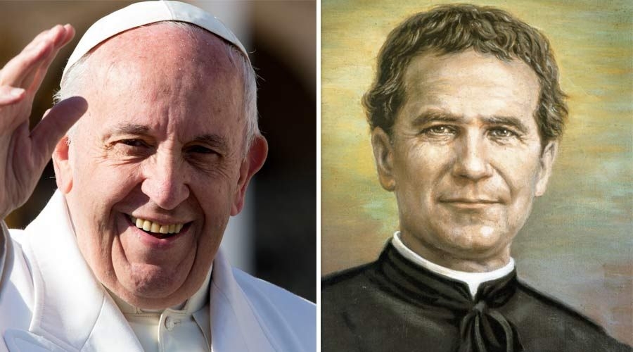 Don Bosco, ejemplo para jóvenes, enfermos y recién casados, según el Papa