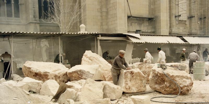 La catedral de la Almudena, materiales de construcción