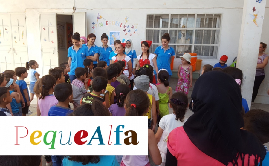 Felicita la Navidad a los niños de Siria con &#039;Pequealfa&#039;