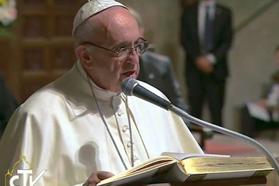 El Papa en Asís: En el &#039;Tengo sed&#039; de Jesús, la voz de los que sufren la guerra