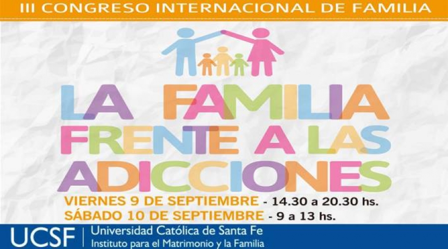 Anuncian congreso &#039;La familia frente a las adicciones&#039; en Argentina